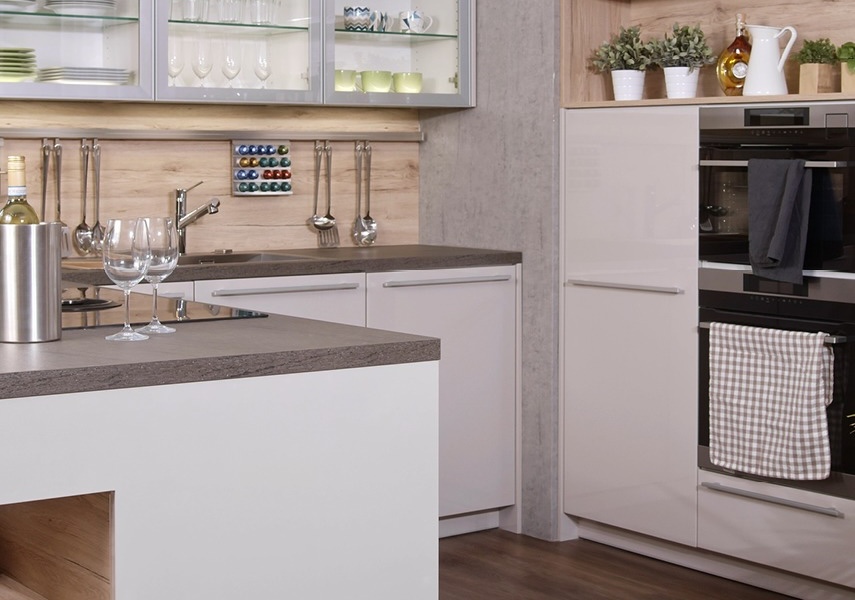 Küche Detail weiße Küche